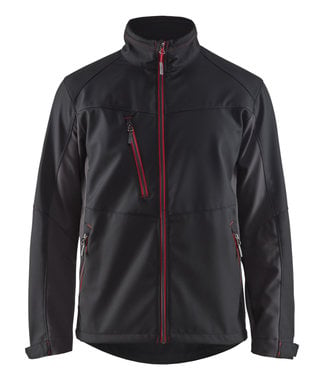 Blaklader Blaklader 4950 Softshell Werkjas Zwart/Rood