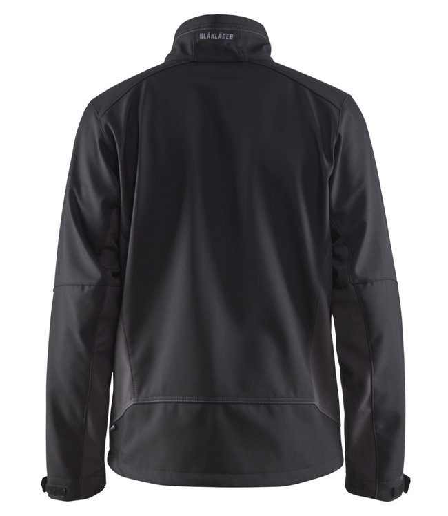 Blaklader 4950 Softshell Werkjas Zwart/Donkergrijs