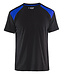 Blaklader 3379 T-Shirt Bi-Colour Zwart/Korenblauw