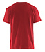 Blaklader 3379 T-Shirt Bi-Colour Rood/Zwart