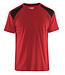 Blaklader 3379 T-Shirt Bi-Colour Rood/Zwart