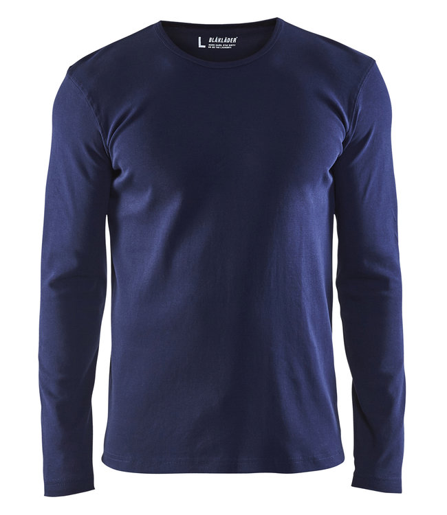 Blaklader 3314 T-shirt Lange Mouw Marineblauw