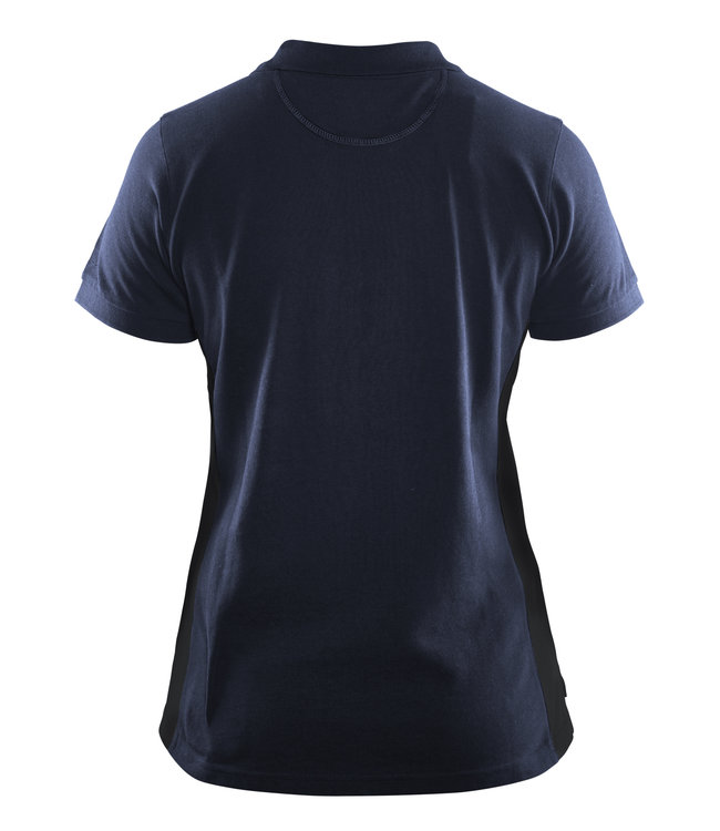 Blaklader 3390 Dames Polo Marineblauw/Zwart