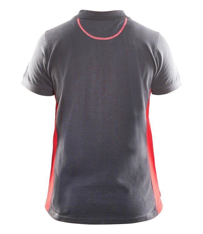 Blaklader 3390 Dames Polo Grijs/Rood