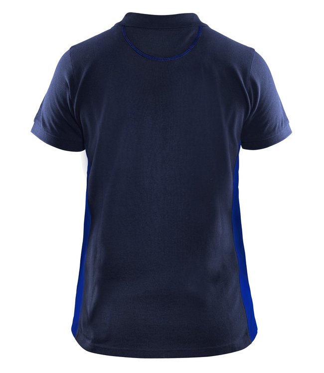 Blaklader 3390 Dames Polo Marineblauw/Korenblauw
