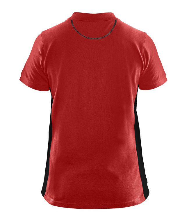 Blaklader 3390 Dames Polo Rood/Zwart