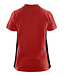 Blaklader 3390 Dames Polo Rood/Zwart