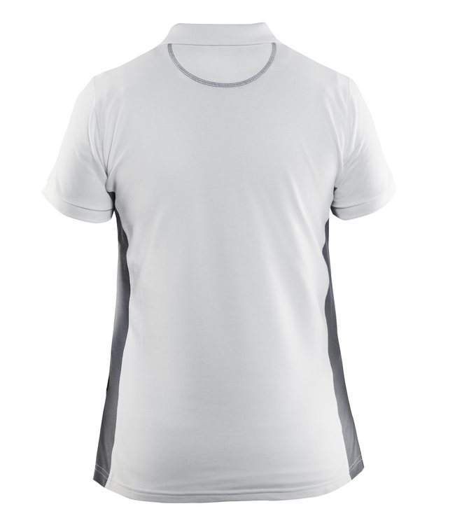 Blaklader 3390 Dames Polo Wit/Grijs