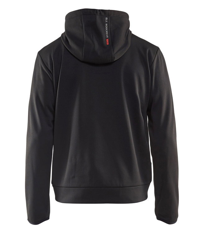 Blaklader 3363 Werktrui met Capuchon Zwart/Rood