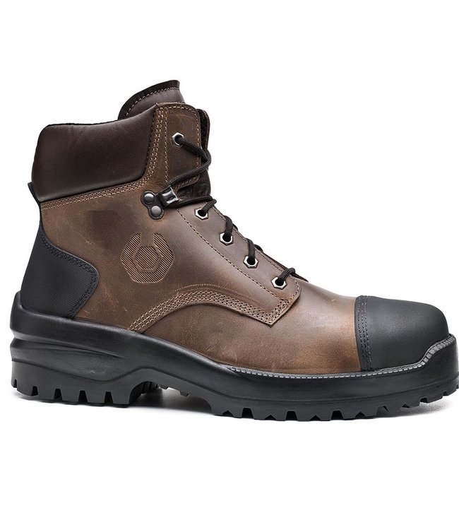 Base B0741 Bison Top Werkschoenen Bruin/Zwart Hoog S3