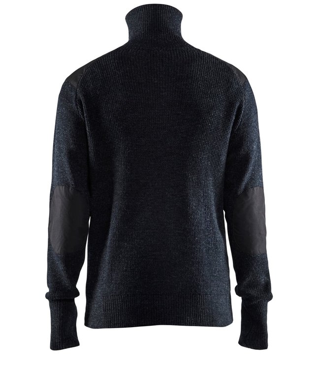 Blaklader 4630 Werktrui Sweater Wol Donkergrijs/Zwart