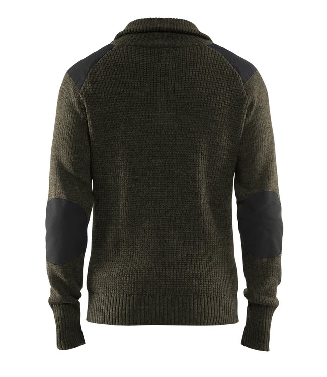Blaklader 4630 Werktrui Sweater Wol Groen/Donkergrijs