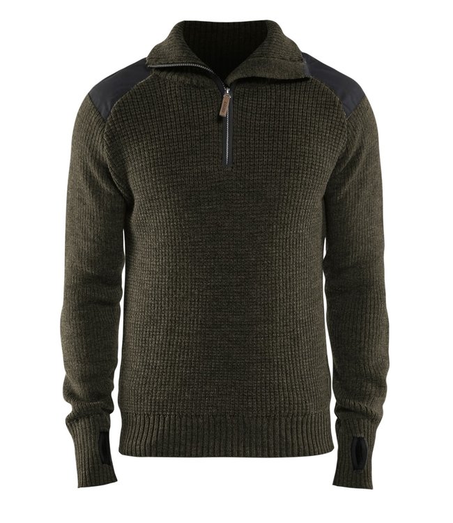 Blaklader 4630 Werktrui Sweater Wol Groen/Donkergrijs