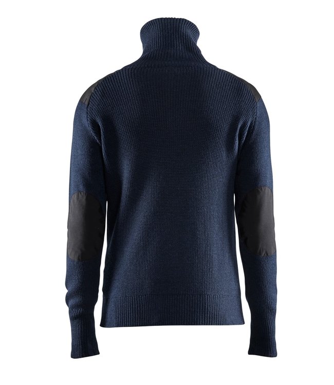 Blaklader 4630 Werktrui Sweater Wol Donkerblauw/Geel