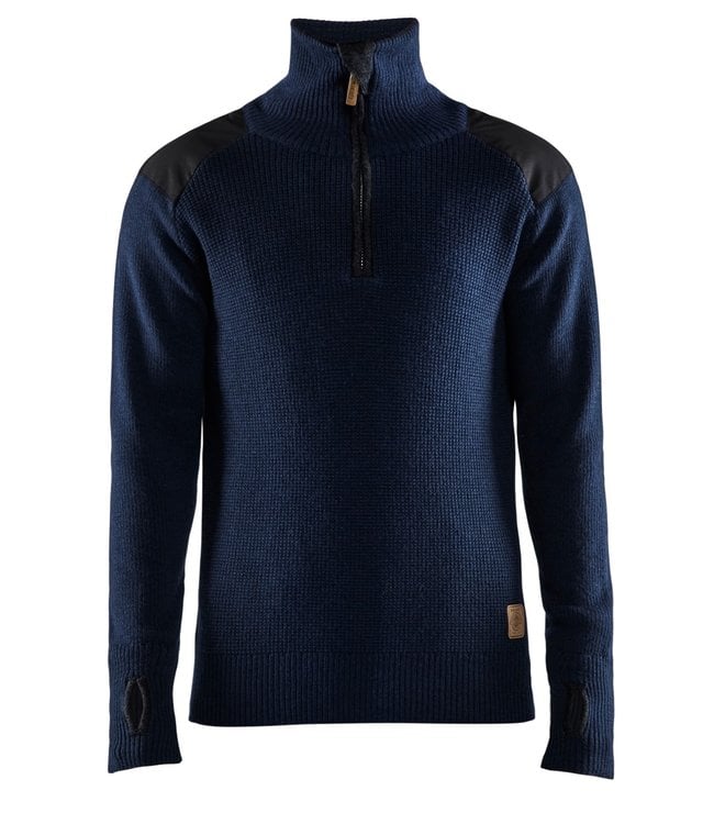 Blaklader 4630 Werktrui Sweater Wol Donkerblauw/Donkergrijs