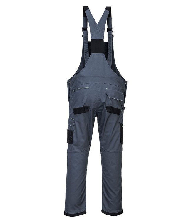 PW346 Amerikaanse Overall Grijs/Zwart