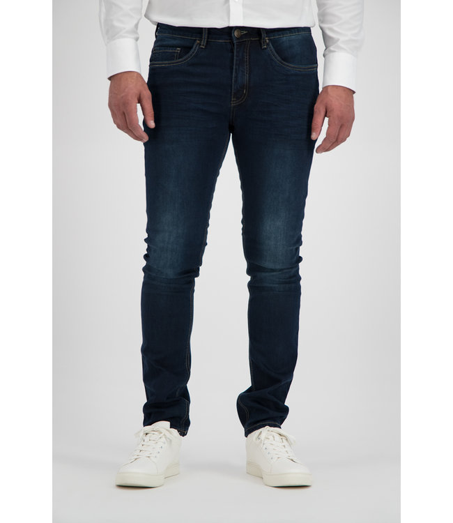 247 Jeans Palm Slim Stretch Jeans S08 Denim Donkerblauw