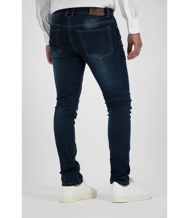 247 Jeans Palm Slim Stretch Jeans S08 Denim Donkerblauw