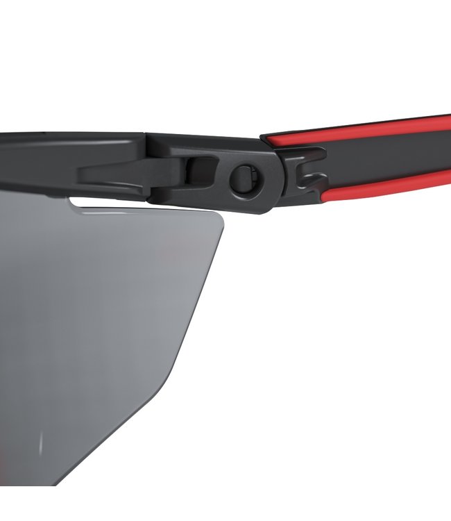 Hellberg Veiligheidsbril Argon AF+AS Smoke Rood