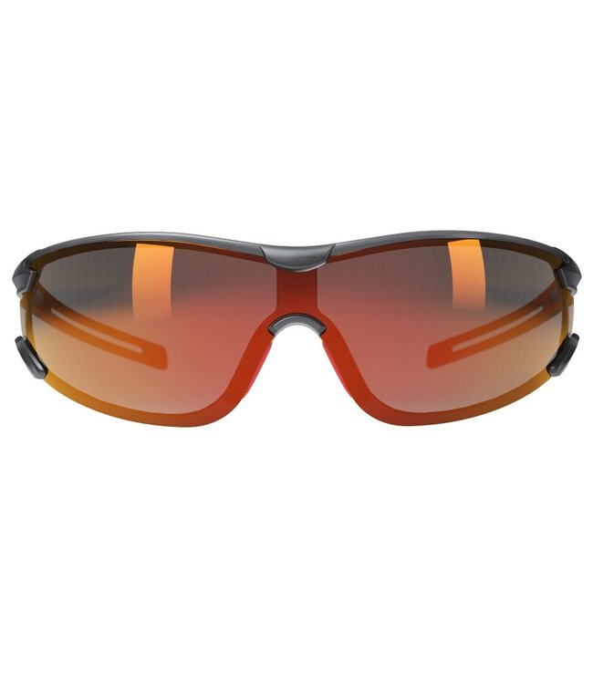 Hellberg Veiligheidsbril Krypton AF+AS Smoke Rood