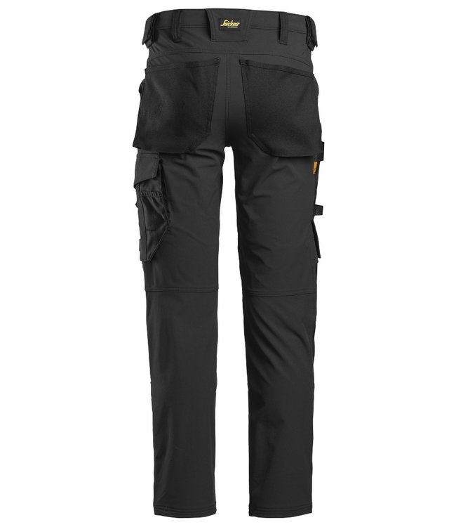 Snickers 6371 Werkbroek 4-weg Stretch Zwart