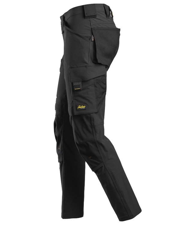 Snickers 6371 Werkbroek 4-weg Stretch Zwart
