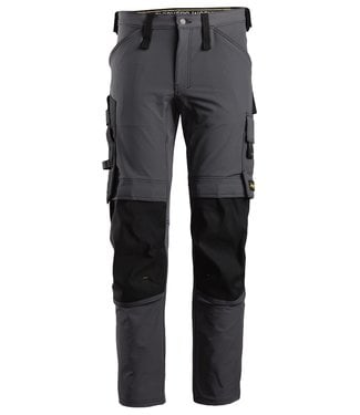 Snickers Workwear Snickers 6371 Werkbroek 4-weg Stretch Staalgrijs/Zwart