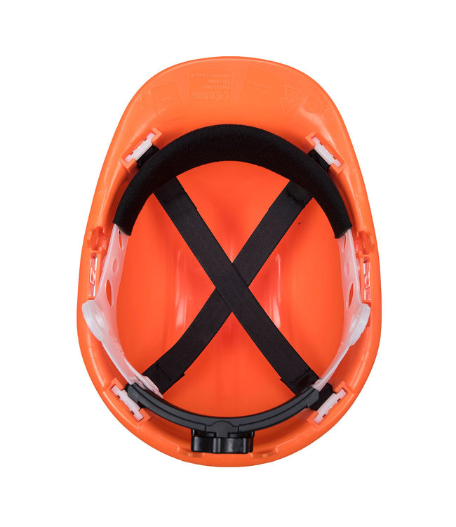 Portwest PS57 Veiligheidshelm met Draaiknop Oranje