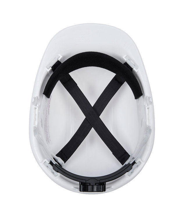 Portwest PS57 Veiligheidshelm met Draaiknop Wit