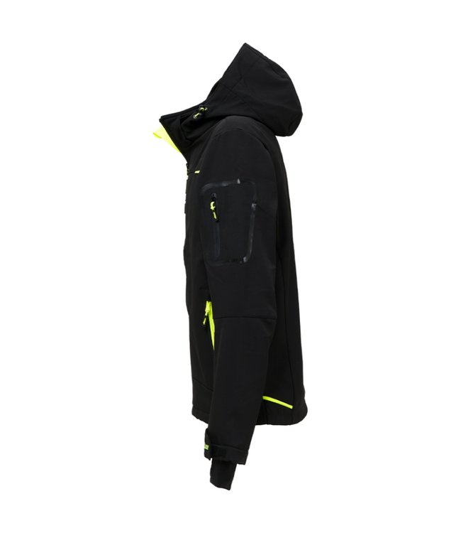 U-Power Space FU Softshell Werkjas Zwart Carbon