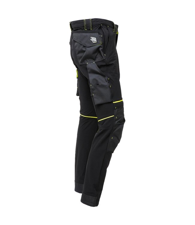 U-Power Atom PE Werkbroek Zwart Carbon