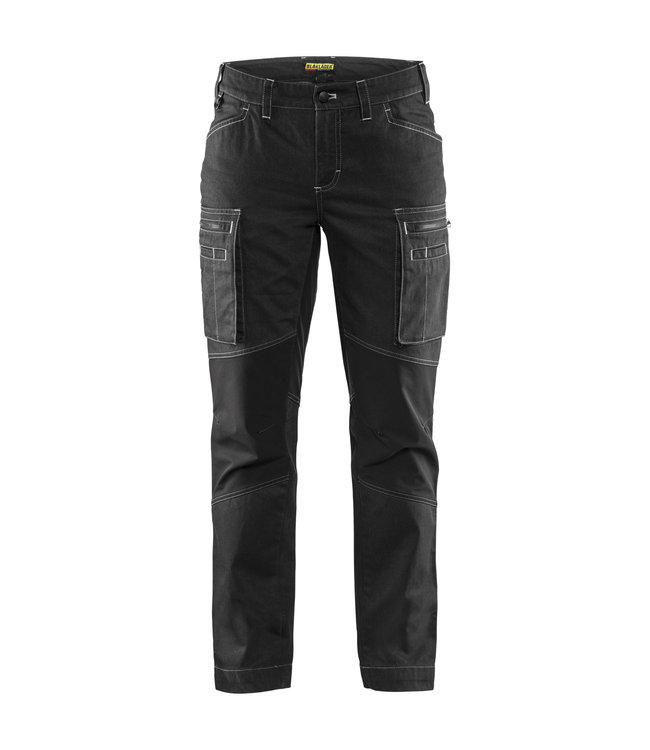 Blaklader 7159 Dames Werkbroek Denim Stretch Zwart