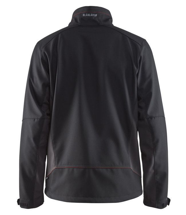 Blaklader 4950 Softshell Zwart/Rood