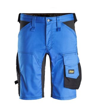 Snickers 6143 Korte Werkbroek Blauw/Zwart