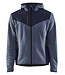 Blaklader 5940 Gebreid Jack met Softshell Blauw