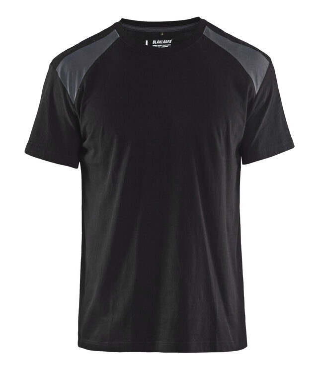 Blaklader 3379 T-Shirt Bi-Colour Zwart/Medium Grijs