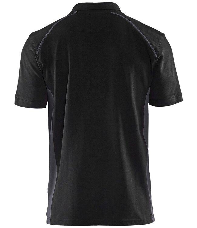 Blaklader 3324 Werkpolo Zwart/Medium Grijs