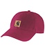 Canvas Odessa Cap met Carhartt-Label Beet Red