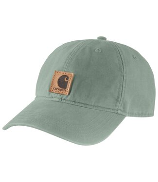 Carhartt Canvas Odessa Cap met Carhartt-Label Jade