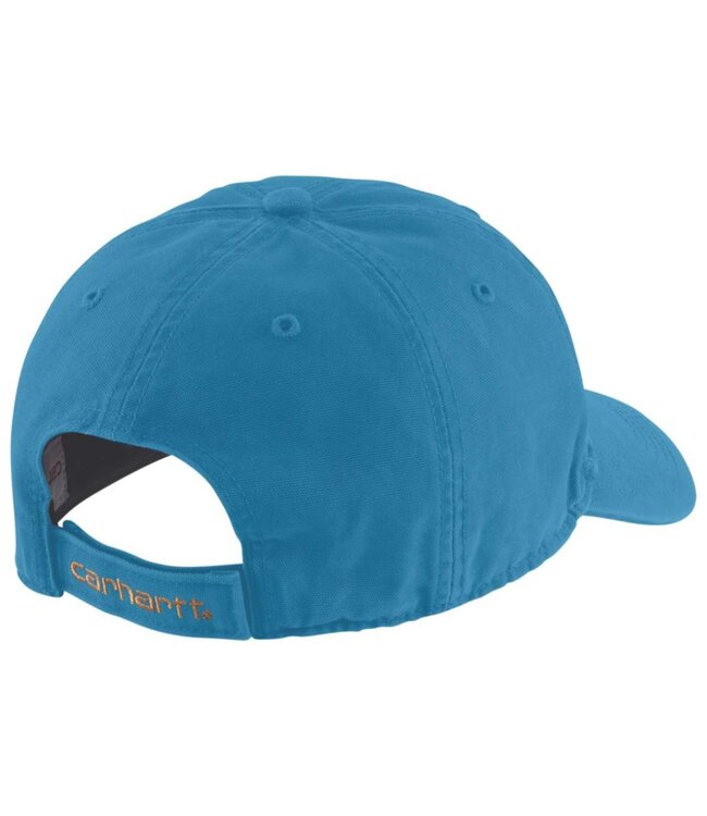 Canvas Odessa Cap met Carhartt-Label Marineblauw