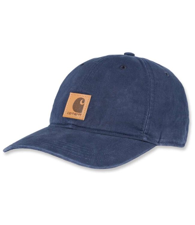 Canvas Odessa Cap met Carhartt-Label Navy