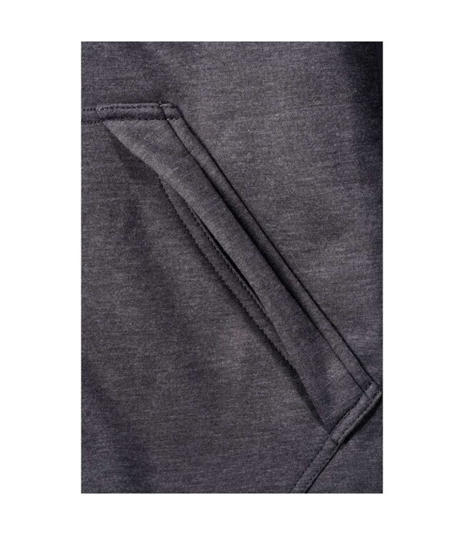Carhartt Wind Fighter Fleece Werktrui met Capuchon Relaxed Fit Carbon Heather