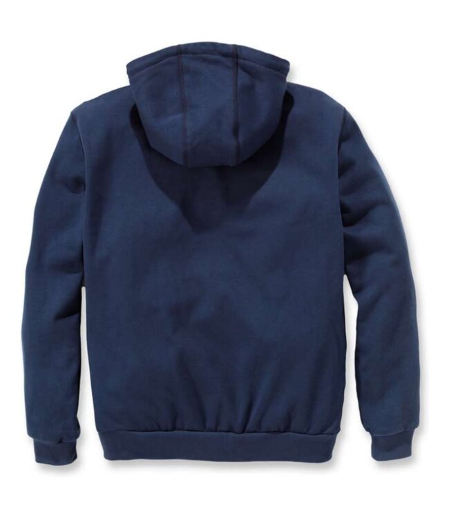 Carhartt Wind Fighter Fleece Werktrui met Capuchon Relaxed Fit Navy