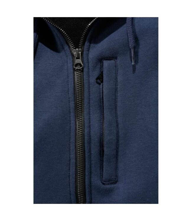 Carhartt Wind Fighter Fleece Werktrui met Capuchon Relaxed Fit Navy