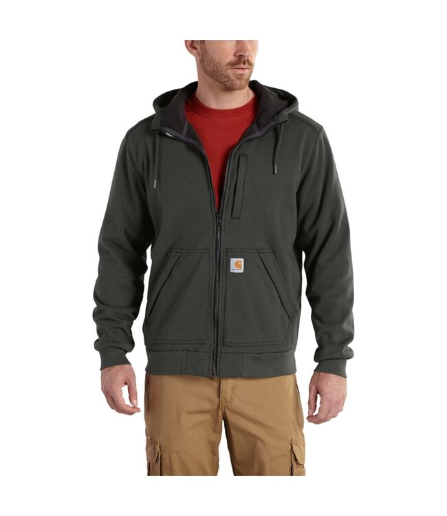Carhartt Wind Fighter Fleece Werktrui met Capuchon Relaxed Fit Peat