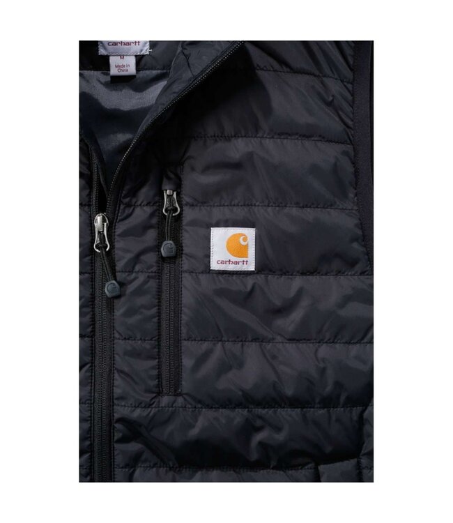 Carhartt Gilliam Lichtgewicht Vest Gevoerd Zwart