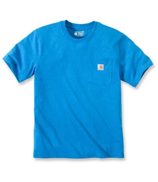 Carhartt Carhartt K87 Pocket T-Shirt Relaxed Fit Marine Blue Heather