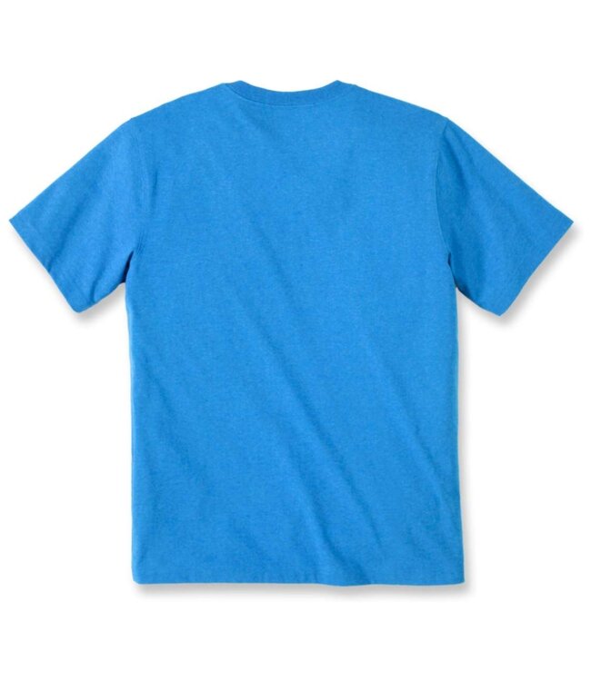 Carhartt K87 Pocket T-Shirt Relaxed Fit Marine Blue Heather