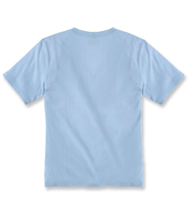 Carhartt Core Logo T-Shirt Relaxed Fit Moonstone