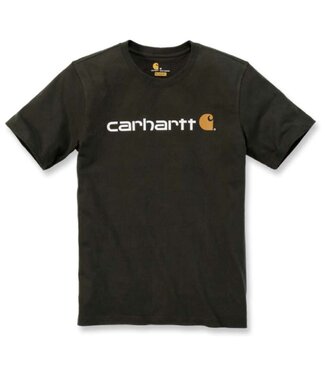Carhartt Carhartt Core Logo T-Shirt Relaxed Fit Peat